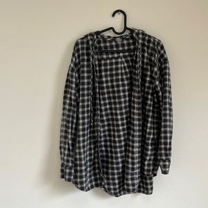 Aerie flannel with hood!